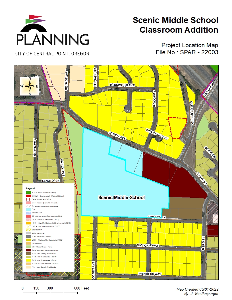 Project Location and Zoning Map