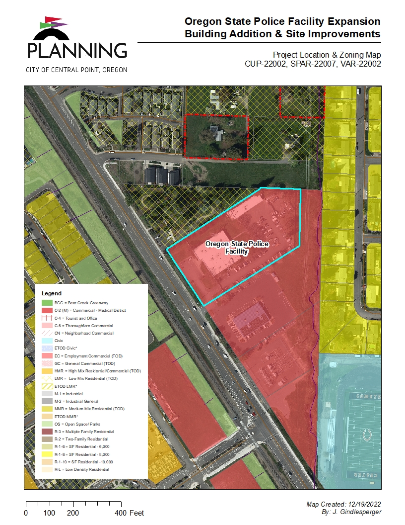 Project Location and Zoning Map