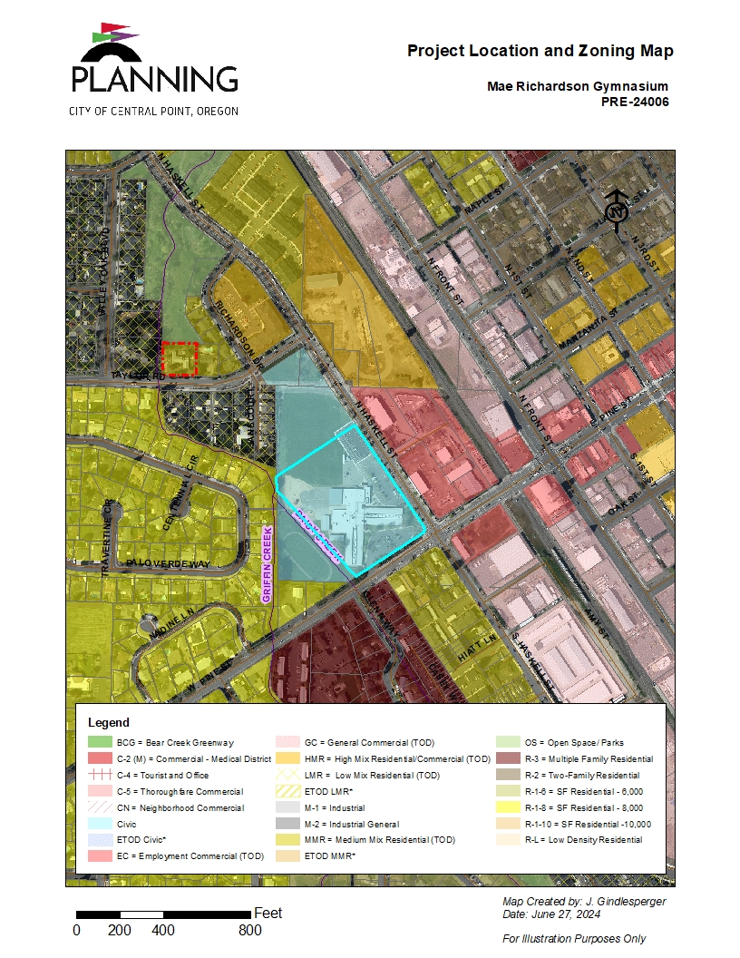 Project Location and Zoning Map