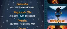 Movies in the Park Summer Schedule 2024